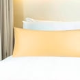 thumbnail image 2 of PiccoCasa Body Pillowcase 300 Thread Count Egyptian Cotton Pillowcase, 20"x72", Apricot, 2 of 8
