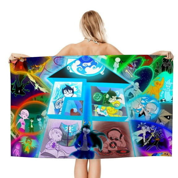 homestuck Gifts Beach Towel for Women Girl Birthday Inspired Fan Bath Outdoor Music Lover