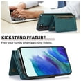 thumbnail image 3 of Galaxy S22 Plus/S22+ Case with Card Slots, Allytech Back Flip Wallet Cover Premium PU Leather Impact Resistant Hands-Free Kickstand Case for Samsung Galaxy S22 Plus/S22+ 5G 6.6" 2022 Released, Blue, 3 of 6