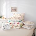 thumbnail image 6 of Feelyou Butterfly Animal Bedding Comforter Set 7pcs, Cartoon Rainbow Queen Bedding Sets, 6 of 8