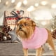 thumbnail image 5 of Suéter de punto cálido antiadherente abrigo de piel para cachorros ropa para perros y gatos rosa L, 5 of 5
