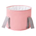 thumbnail image 2 of Lavabo Plegable, de piezaza Portátil para Remojar Los Pies Plegable Impermeable para Viajar Al Acampar , Rosado perfecl Lavabo plegable para pies, 2 of 8