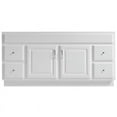 thumbnail image 4 of Design House 60" Solid Wood Concord Bathroom Vanity Cabinet, White, 4 of 7