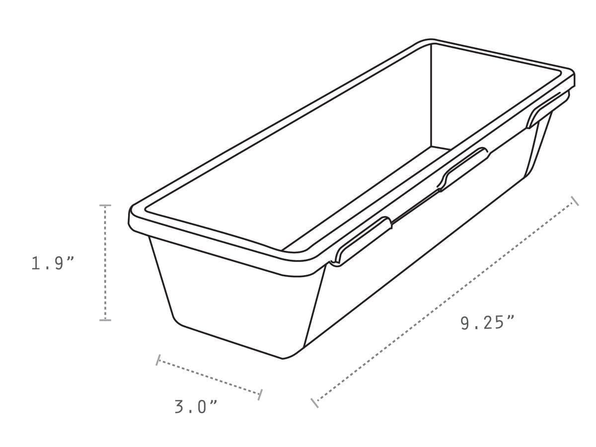 Storex plateaux à crayons, couleurs variées, ensemble de 5, lot de 6
