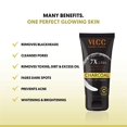 thumbnail image 2 of VLCC 7X Ultra Whitening and Brightening Charcoal Peel Off Mask - 100 gm, 2 of 4