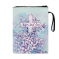 thumbnail image 2 of HELLHERO Bible Case Bag with Washable Polyester Paperback Book Cover with Decorative Design for Hardcover Notebook Journal Textbooks Paperbacks Book Carrying Case Zipper Book Storage Bag, 2 of 8
