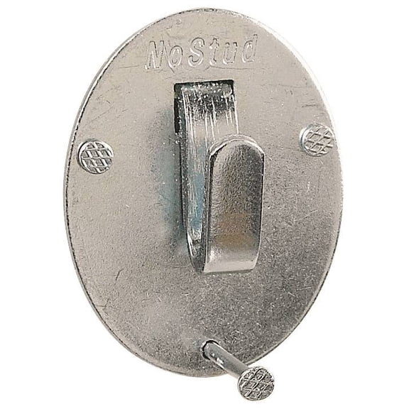 OOK 55099/55051 Picture Hanger, 200 lb, Steel, Nickel