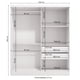 thumbnail image 3 of Closet Individual Ropero Kappesberg 2 Puertas Blanco, 3 of 9