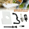 thumbnail image 1 of Spark Plug, High Hardness Fuel Filter, Oil Pipe Fuel Pipe Easy To Use And Install Durable For  017 018 MS170 MS180 Chainsaw Agriculture, 1 of 8