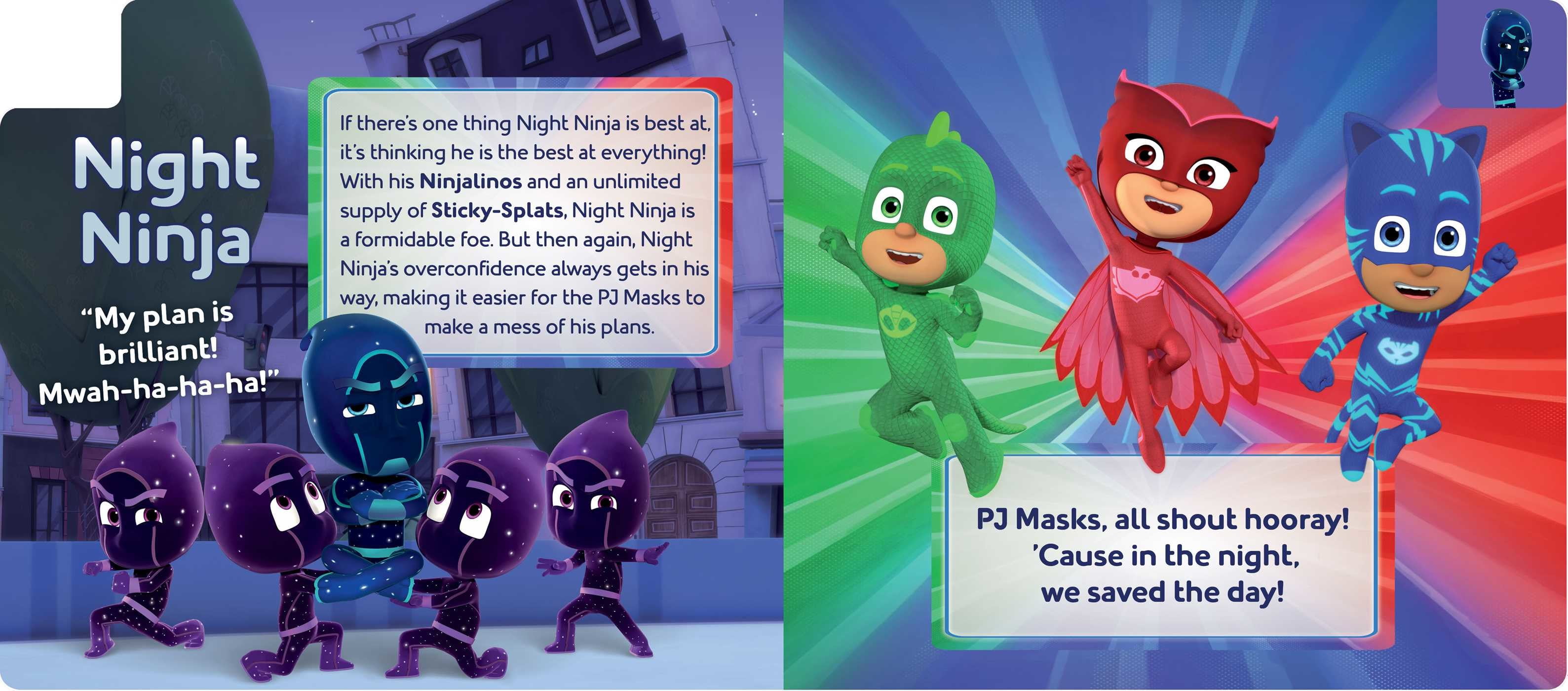 meet the heroes and the villains too part of pj masks by