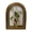 7 inch, variant on Vintage Picture Frame Resin Arched Decor, Ornate Embossed Border, Warm Home Accent for Photos, Living Area Display