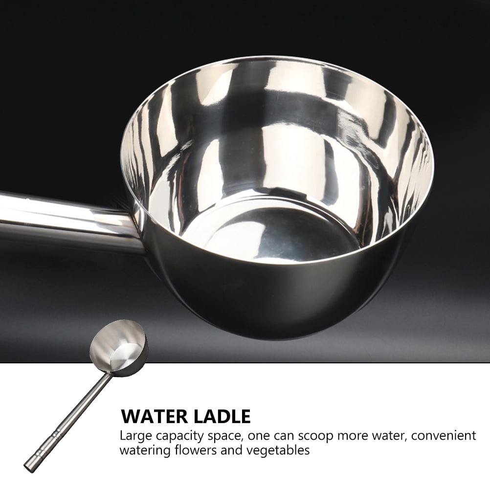 PENIKOKO Households Water Spoon Stainless Steel Easy to Clean 1Pack