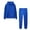 Blue, variant on LYXSSBYX Long Sleeve Shirts for Women in Clearance Women Solid Tracksuit Sweatshirt Pants Sets Sport Long Sleeve Wear Casual Sets