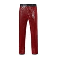 thumbnail image 5 of Yaoyar Mens Sequin Blazer 2 Piece Matching Sets Shiny Sequin Blazer and Suit Pants Slim Fit Mardi Gras Thermal Party Outfit, 5 of 5