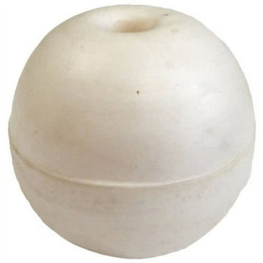 Beau Mac PVC Round Rope Float, 3.7", White