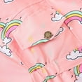 thumbnail image 4 of IROINNID Child's Hooded Windbreaker Zipper Shirt Cartoon Rainbow Coat Water Proof Jacket, 4 of 9