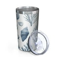thumbnail image 2 of Coastal Coral Starfish 10oz Tumblers Stainless Steel Tumbler with Lid and Straw,Vacuum Insulated Double Wall Travel Tumbler Cups with Cleaning Brush for Coffee, Tea, 2 of 4