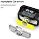 thumbnail image 4 of Linterna frontal LED COB, ángulo ajustable, para exteriores, para acampar, senderismo, aventura, 4 of 5