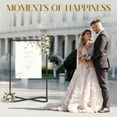 thumbnail image 2 of Metal Wedding Sign Stand, Frame for Ceremony Welcome Sign, Photo Display, Event Decor, 2 of 5
