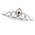 thumbnail image 4 of UPOUART Red Bridal with Crystal Rhinestones Alloy Wedding Headband for Brides and Special Occasions, 4 of 7