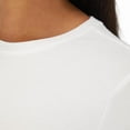 thumbnail image 3 of Hanes Women's Comfort Fit Scrubs Underscrub, Supersoft Viscose from Bamboo Long Sleeve Shirt, 3 of 5