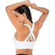 thumbnail image 4 of Sujetador deportivo para mujer, sujetador deportivo con tirantes acolchados y espalda cruzada, sujetador de yoga de sujeción media con copas extraíbles, 4 of 7