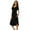 Black, variant on Womens Long Nightdress Ankle-Length Nightgowns Short Sleeve V Neck Loungewear Pajamas Sleepwear with 2 Pockets,Sleep Shirt, Casual Loose Sleepdress for Girls House Dress, S-2XL