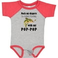 thumbnail image 3 of Inktastic Pack My Diapers I Am Going Fishing with Pop-pop Boys or Girls Baby Bodysuit, 3 of 5