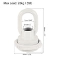thumbnail image 2 of Unique Bargains 25kg Max Load 30x44mm M10 Thread Ring Shape Female Loop Eye Nut White 2 Pack, 2 of 5