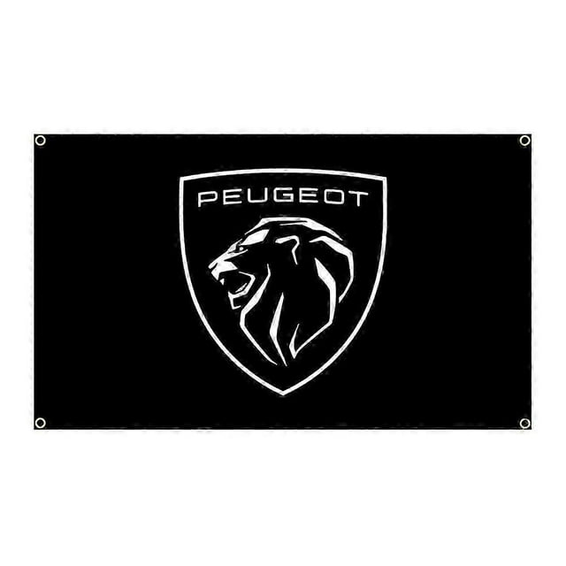 90x150cm Peugeot Polyester Printed Flag Racing Motorcycles Banner Home or Outdoor For Decoration
