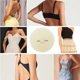 thumbnail image 4 of Women's Nipple Pasties Covers with Piercing Lingerie Sticky Bra Reusable Halloween Christmas Breast Stickers Petals Pads Style 4, 4 of 5