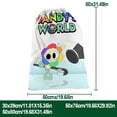 thumbnail image 3 of El Mundo de Dandy Bolsa de regalo con cierre de cinta navideño para decoración de Navidad,39cm×30 cm., 3 of 6