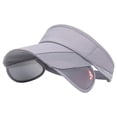 thumbnail image 2 of Gorra deportiva de tenis BuyWeek con visera para el sol de verano color negro ajustable, 2 of 6