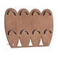 thumbnail image 5 of Soporte de madera para pulseras, expositor de joyas, práctico organizador de joyas de moda, estante de almacenamiento para brazaletes y tocador de Ocho ranuras, 5 of 8