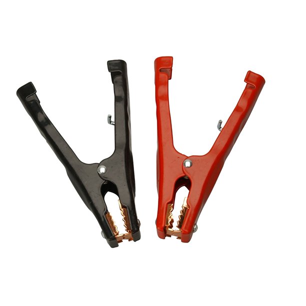 400C2 500Amps Booster Cable Clamps, Red/Black, 2Pack, Vinyl coated