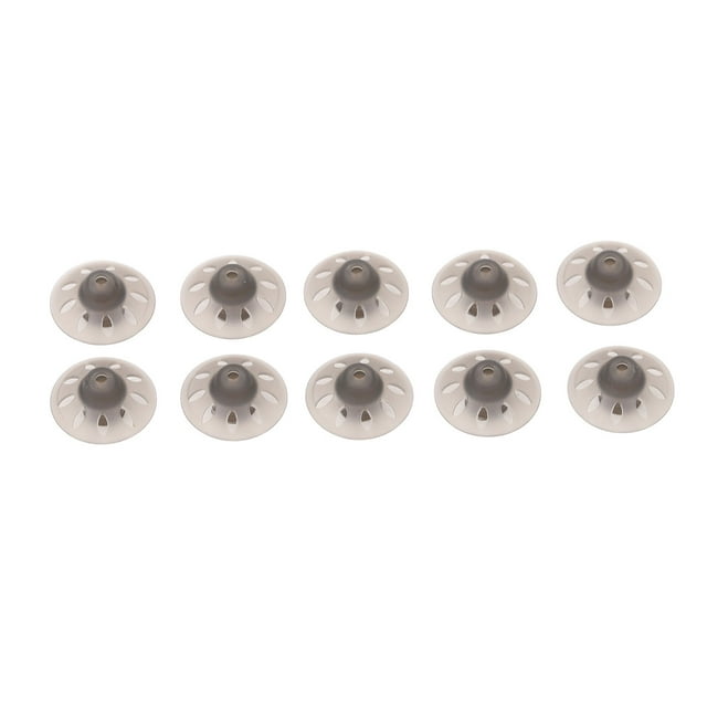 Domes 10Pcs Sound Comfortable Small Open Ear Tips Accessories Black