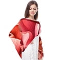 thumbnail image 4 of Petal Flower Elegant Translucent Chiffon Silk Scarf for Women | Light & Breathable 180*73 Size Headscarf, 4 of 6