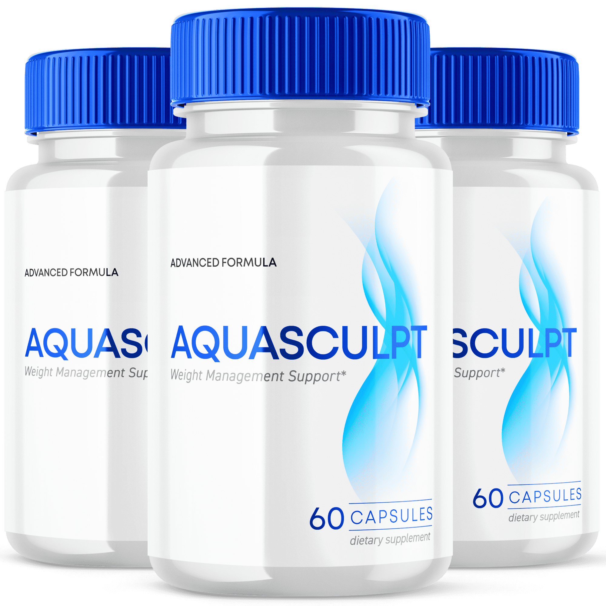 (3 pack) Aqua Sculpt Pills Max Strength Aqua Sculpt Weight Management Supplement 180 Capsules