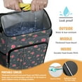 thumbnail image 2 of Retro Floral Rustic Print Backpack Cooler - 20L Leakproof & Easy to Clean, Ideal for Students and Families, 2 of 5