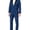Blue, variant on Adam Baker Men's Modern Fit Two-Piece Peak Lapel Tuxedo Suit
