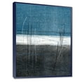 thumbnail image 3 of Designart 'Grey Meet Teal Abstract Art' Modern Framed Canvas Wall Art Print, 3 of 4