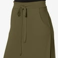 thumbnail image 5 of Women's Basic Versatile Skirt Spring Autumn City Leisure Skirt Ladies Solid Color Drawstring Skirt Summer Beach Holiday, 5 of 8