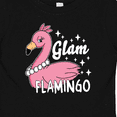 thumbnail image 4 of Inktastic Glam Pink Flamingo with Pearls Girls Baby T-Shirt, 4 of 5
