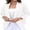 03-C-White, variant on JWD Womens Open Front Blazer Jacket 3 4 Ruched Sleeve Lightweight Business Casual Office Work Coats Pink 12