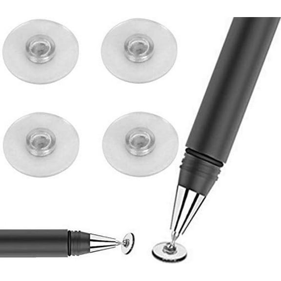 Replacement Disc Tips Compatible with Universal Stylus,[2 in 1 Precision Series] Disc Stylus Touch Screen Pens for All Capacitive Touch Screens Cell Phones, Tablets - (10 Pack)