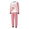 thumbnail image 3 of Fiomva Merry Christmas Family Matching Pajamas Sets Plaid Deer Print Holiday Xmas Pjs Sleepwear For Family, 3 of 10