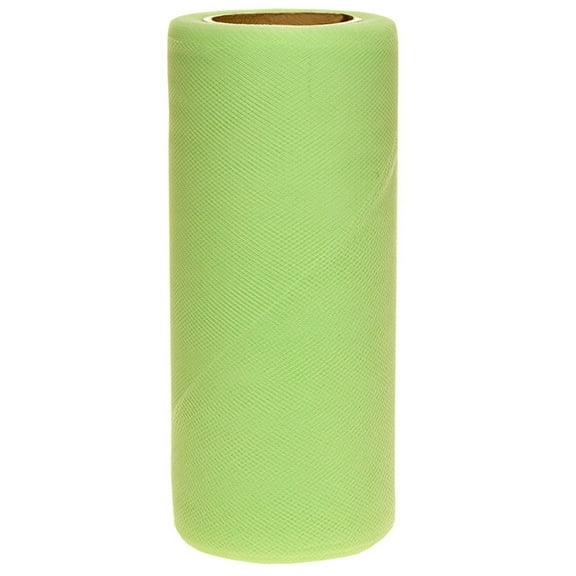 Falk Fabrics Tulle Spool for Decoration 6-Inch by 25-Yard - Mint