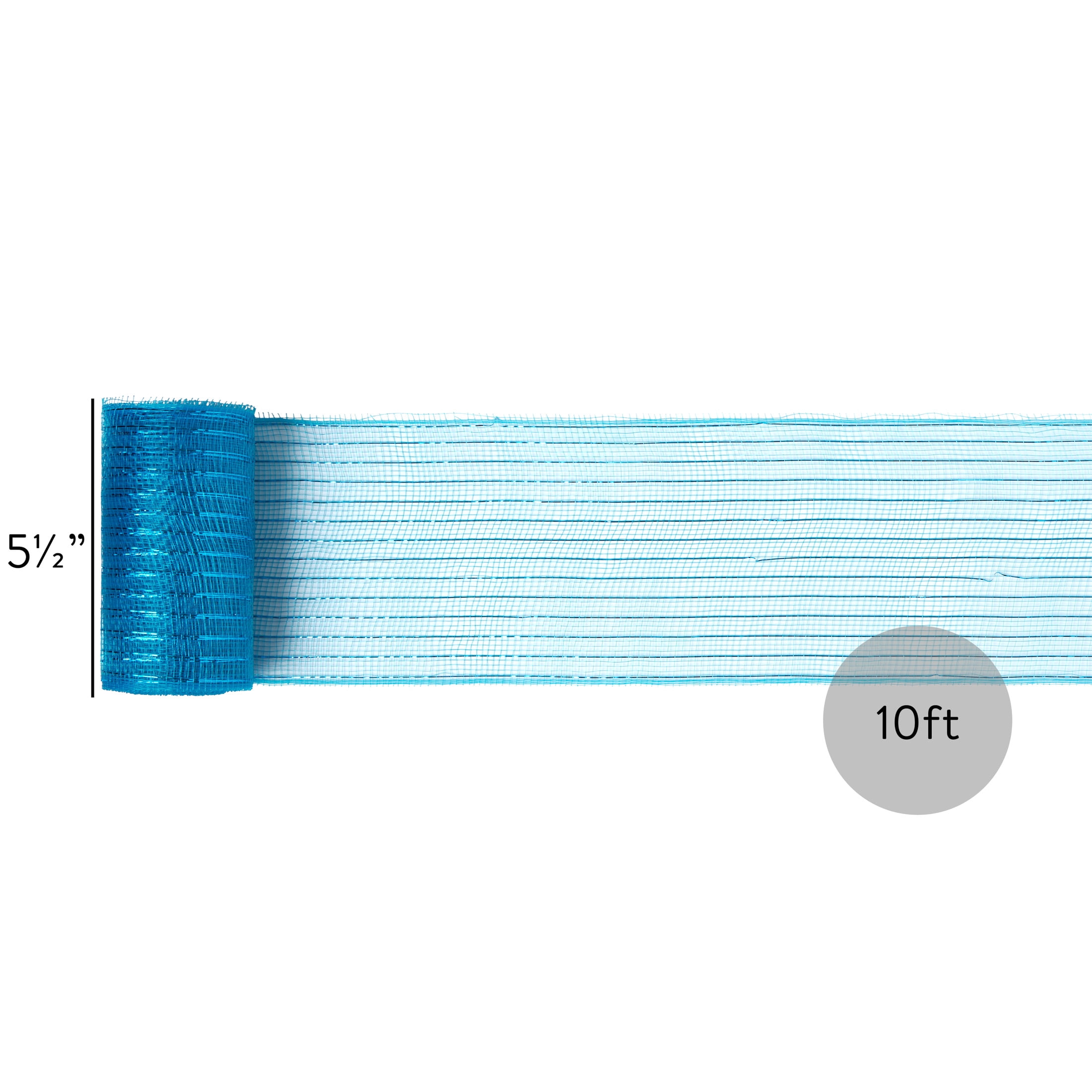 Simplicity mesh turquoise 5.5in 10 yard, prefect for wreaths and decorating