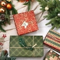 thumbnail image 5 of Inadays Kraft Christmas Wrapping Paper,17 Inch x 9.8 Feet Per Roll -Total of 5 Rolls, Holiday Gift Wrapping Paper, Santa Claus, Penguin, Snowflake and Christmas Tree Design for Xmas Holiday, Party, 5 of 9