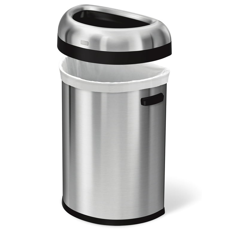 simplehuman 80L / 21.1 Gal Semi-Round Open Top Commercial Grade